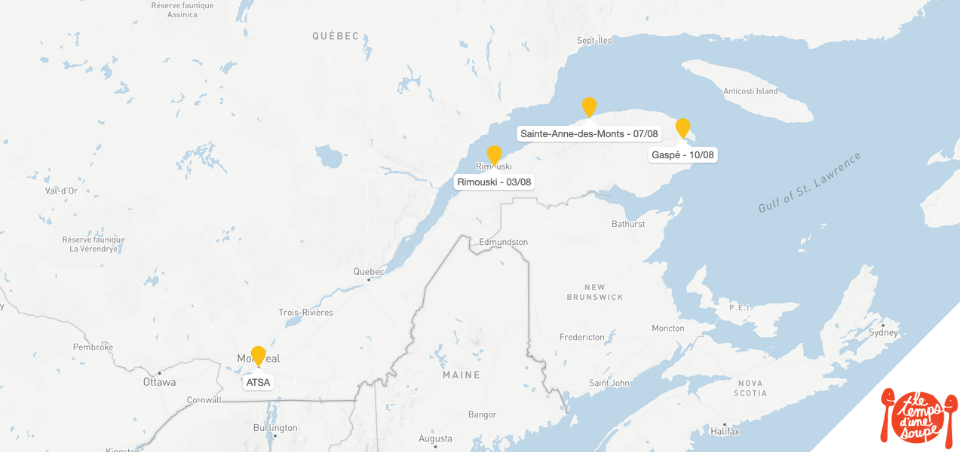 Tournée estivale Temps d'une Soupe